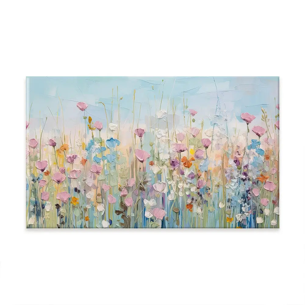 Peaceful Wildflowers Oversized Canvas Print Peaceful Wildflowers Oversized Canvas Print wall art product Gina Kelly - Independent