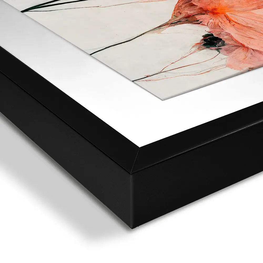 Peach Poppy Framed Art Print Peach Poppy Framed Art Print wall art product Treechild