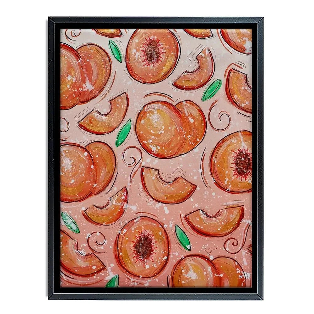 Peaches Canvas Print Peaches Canvas Print wall art product Elizabeth White