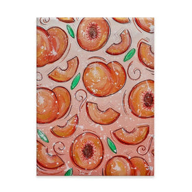 Peaches Canvas Print Peaches Canvas Print wall art product Elizabeth White