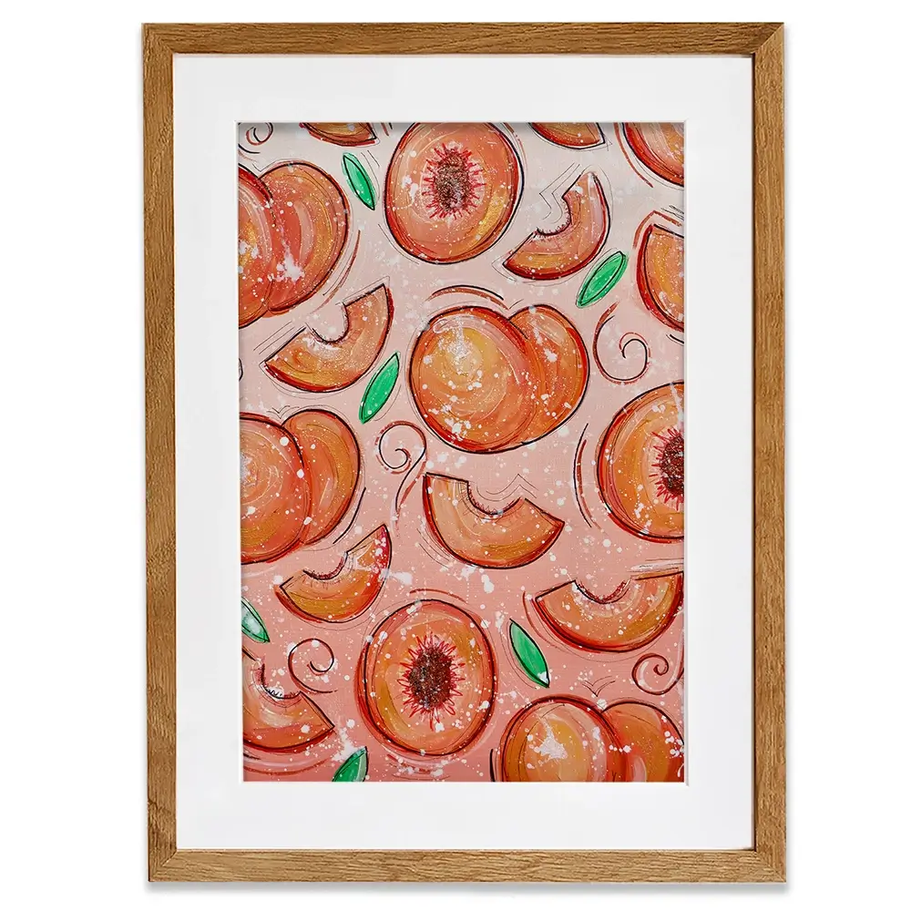 Peaches Framed Art Print Peaches Framed Art Print wall art product Elizabeth White