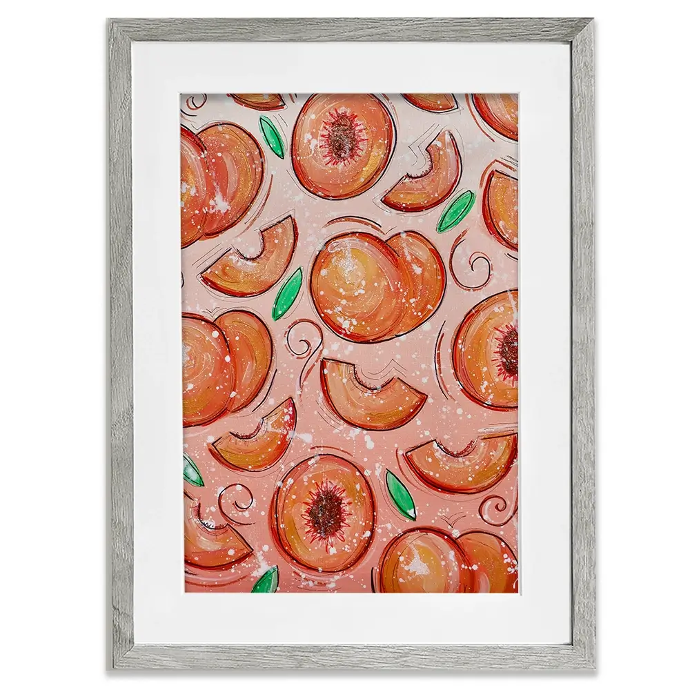 Peaches Framed Art Print Peaches Framed Art Print wall art product Elizabeth White