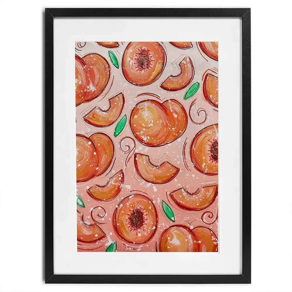 Peaches Framed Art Print Peaches Framed Art Print wall art product Elizabeth White
