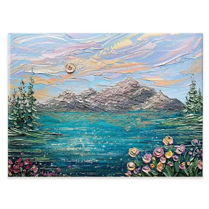 Peak Serenity Canvas Print Peak Serenity Canvas Print wall art product Nada Khatib