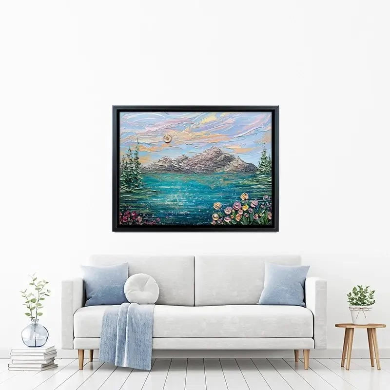 Peak Serenity Canvas Print Peak Serenity Canvas Print wall art product Nada Khatib