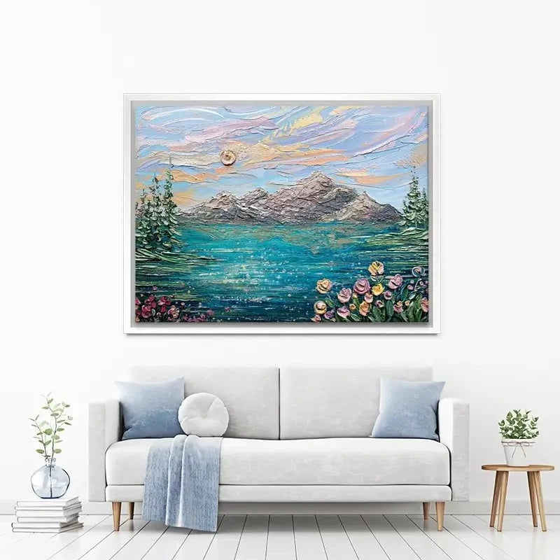 Peak Serenity Canvas Print Peak Serenity Canvas Print wall art product Nada Khatib