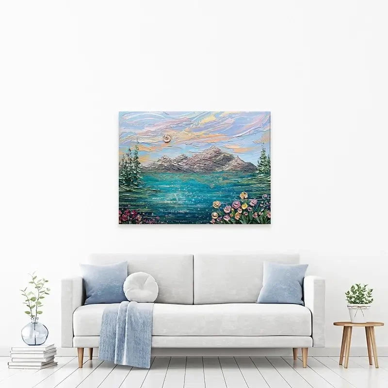 Peak Serenity Canvas Print Peak Serenity Canvas Print wall art product Nada Khatib