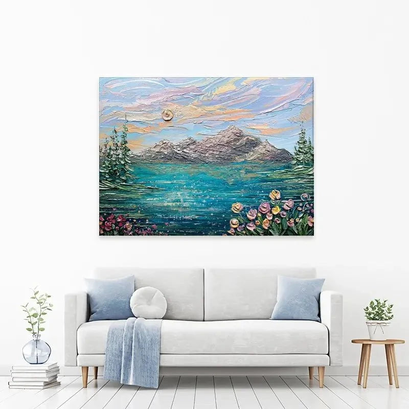 Peak Serenity Canvas Print Peak Serenity Canvas Print wall art product Nada Khatib