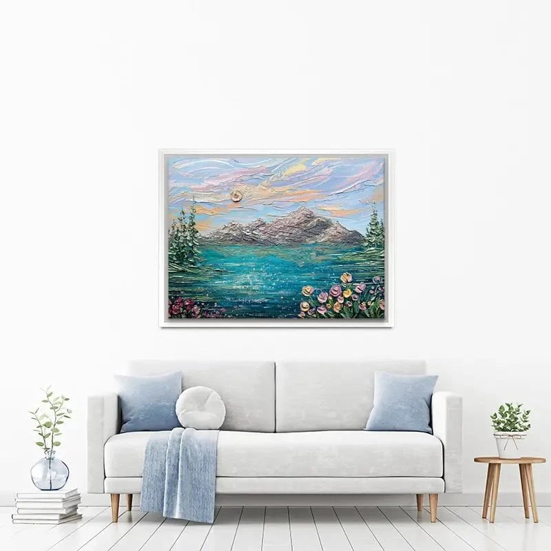 Peak Serenity Canvas Print Peak Serenity Canvas Print wall art product Nada Khatib