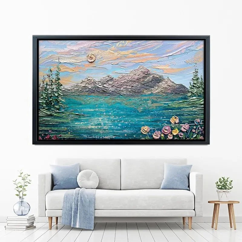 Peak Serenity Canvas Print Peak Serenity Canvas Print wall art product Nada Khatib
