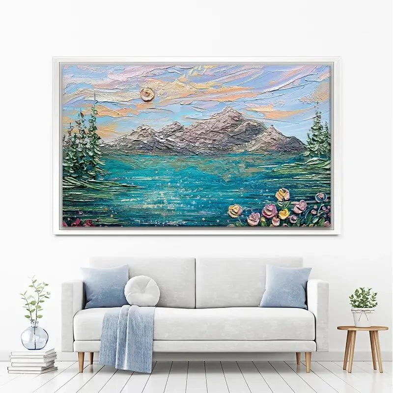 Peak Serenity Canvas Print Peak Serenity Canvas Print wall art product Nada Khatib