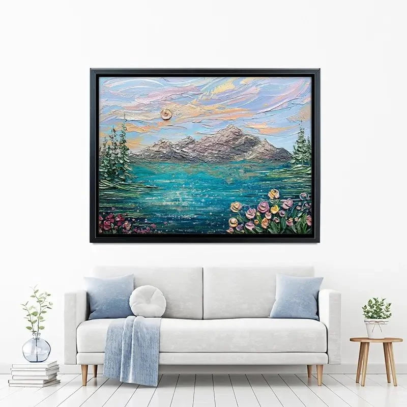 Peak Serenity Canvas Print Peak Serenity Canvas Print wall art product Nada Khatib