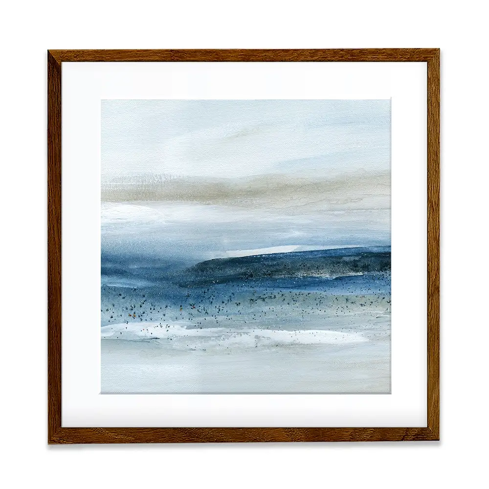 Pebbled Beach Square Framed Art Print Pebbled Beach Square Framed Art Print wall art product Carol Robinson