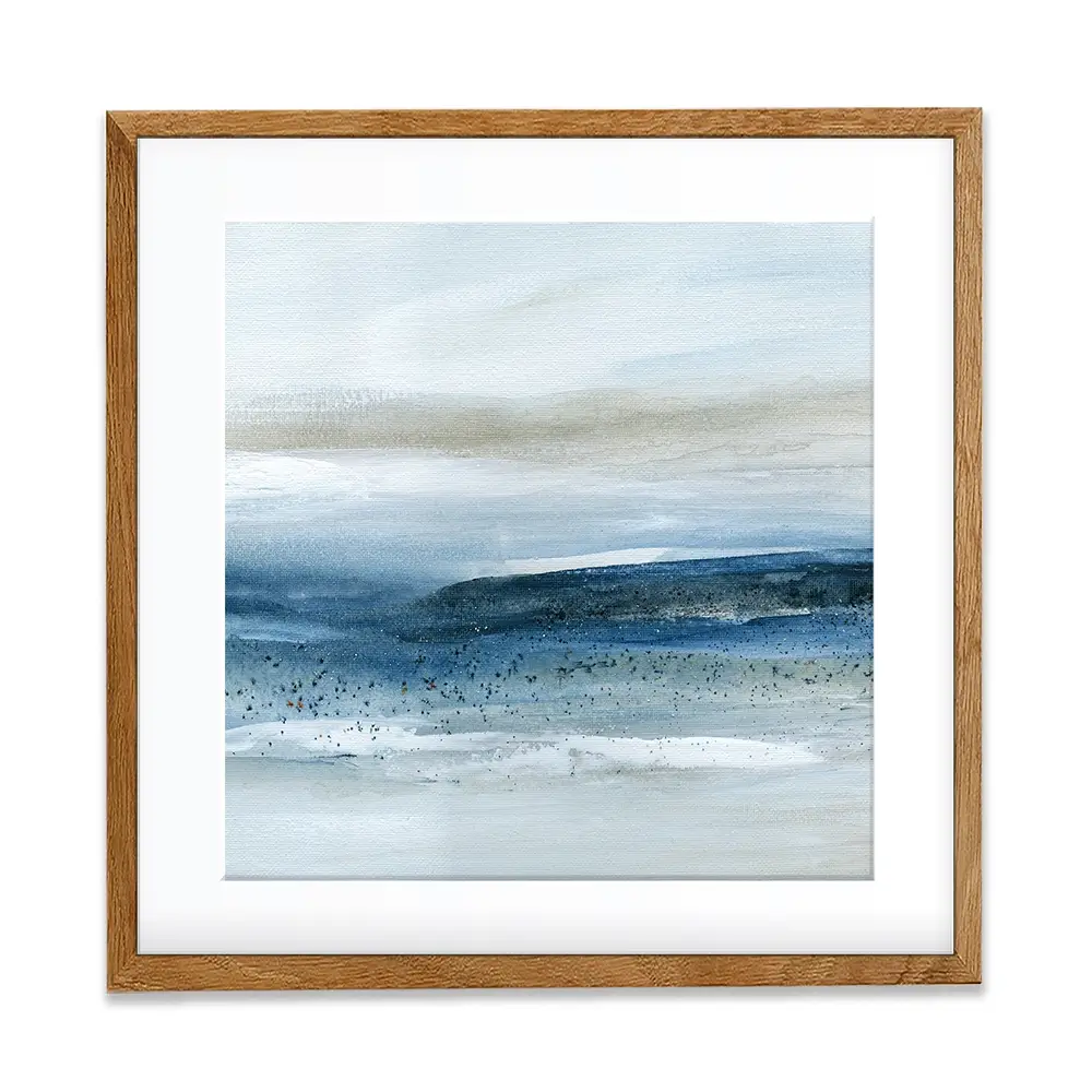 Pebbled Beach Square Framed Art Print Pebbled Beach Square Framed Art Print wall art product Carol Robinson