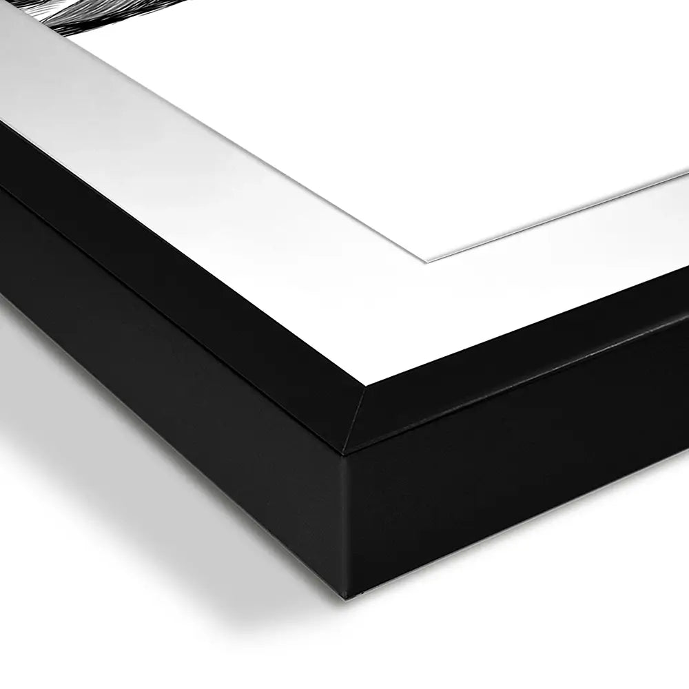 Peeking Donkey Framed Art Print Peeking Donkey Framed Art Print wall art product Serafima Antipova / Shutterstock