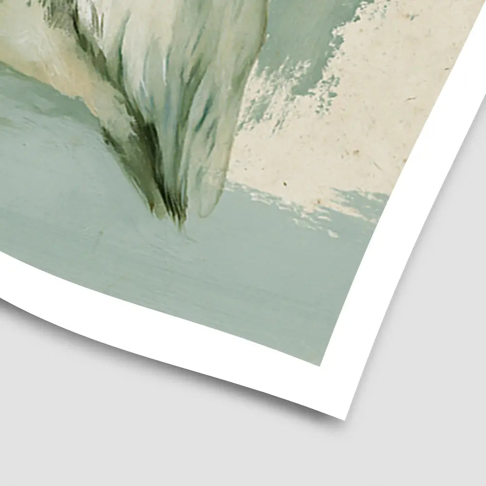 Pelican On A Post Art Print Pelican On A Post Art Print wall art product Chromatic Storm Studio