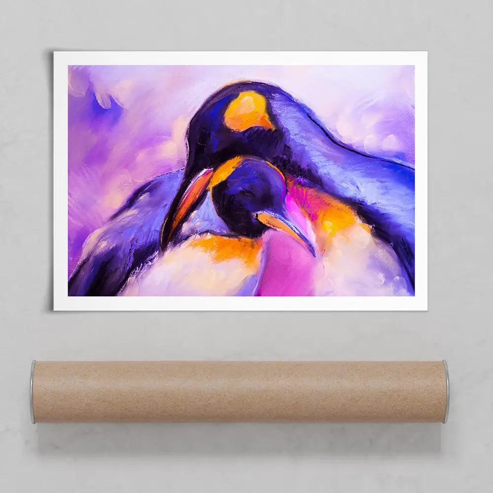 Penguin Love Art Print Penguin Love Art Print wall art product Ivailo Nikolov / Shutterstock