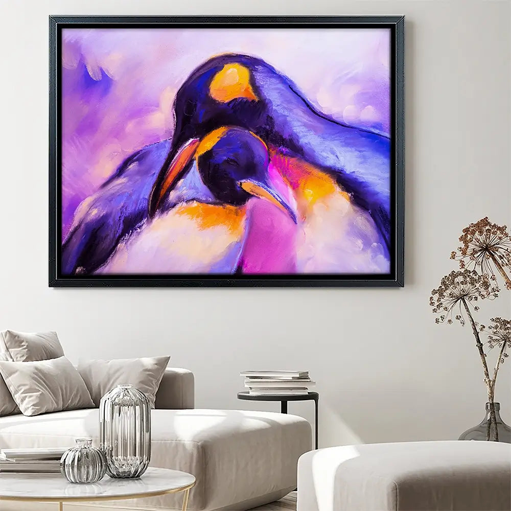 Penguin Love Canvas Print Penguin Love Canvas Print wall art product Ivailo Nikolov / Shutterstock
