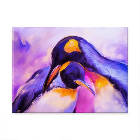 Penguin Love Canvas Print Penguin Love Canvas Print wall art product Ivailo Nikolov / Shutterstock