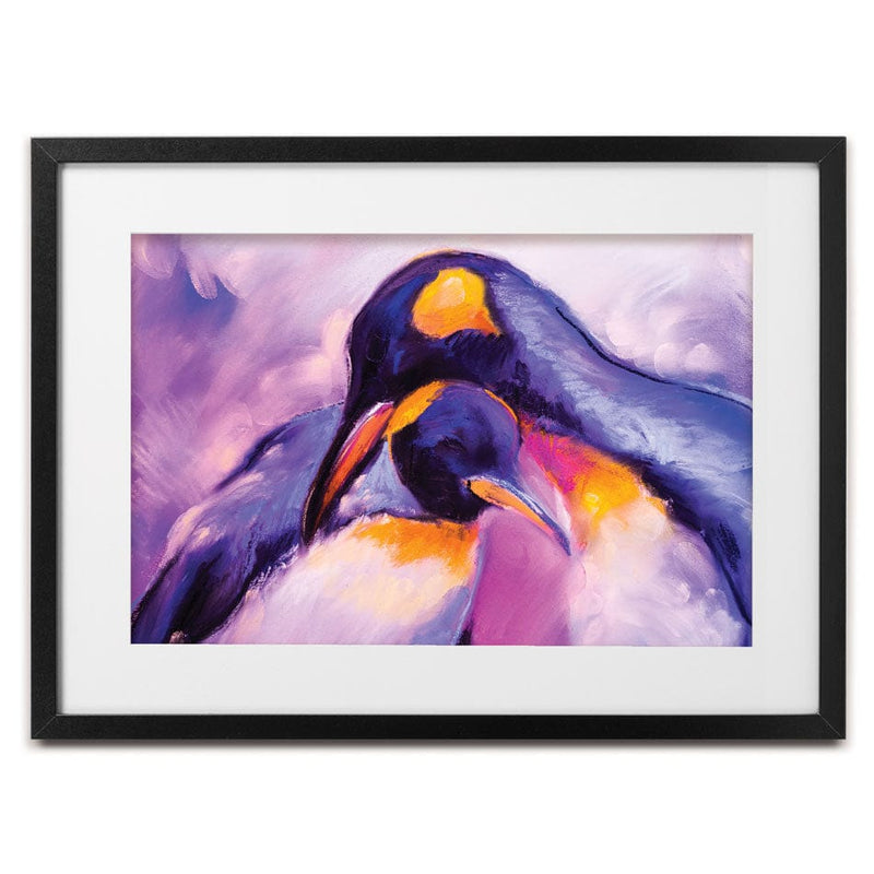 Penguin Love Framed Art Print wall art product Ivailo Nikolov / Shutterstock