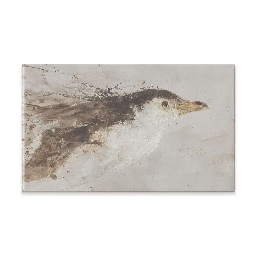 Penguin Surfacing Canvas Print Penguin Surfacing Canvas Print wall art product Chromatic Storm Studio
