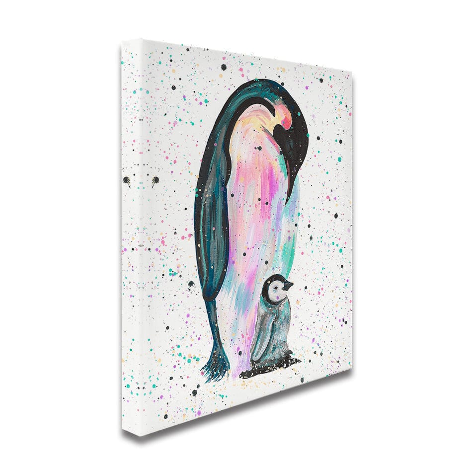 Penguins Jess And Harper Canvas Print wall art product Emma LC Art