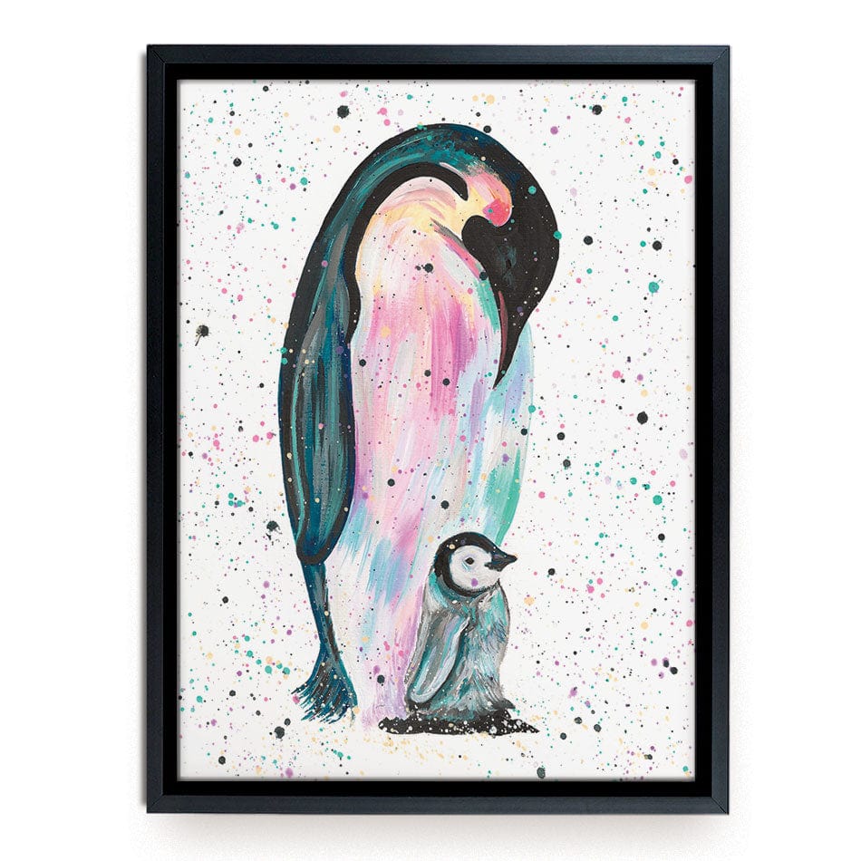 Penguins Jess And Harper Canvas Print wall art product Emma LC Art