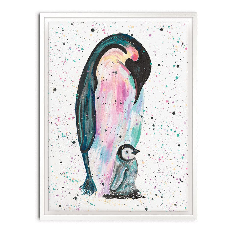 Penguins Jess And Harper Canvas Print wall art product Emma LC Art