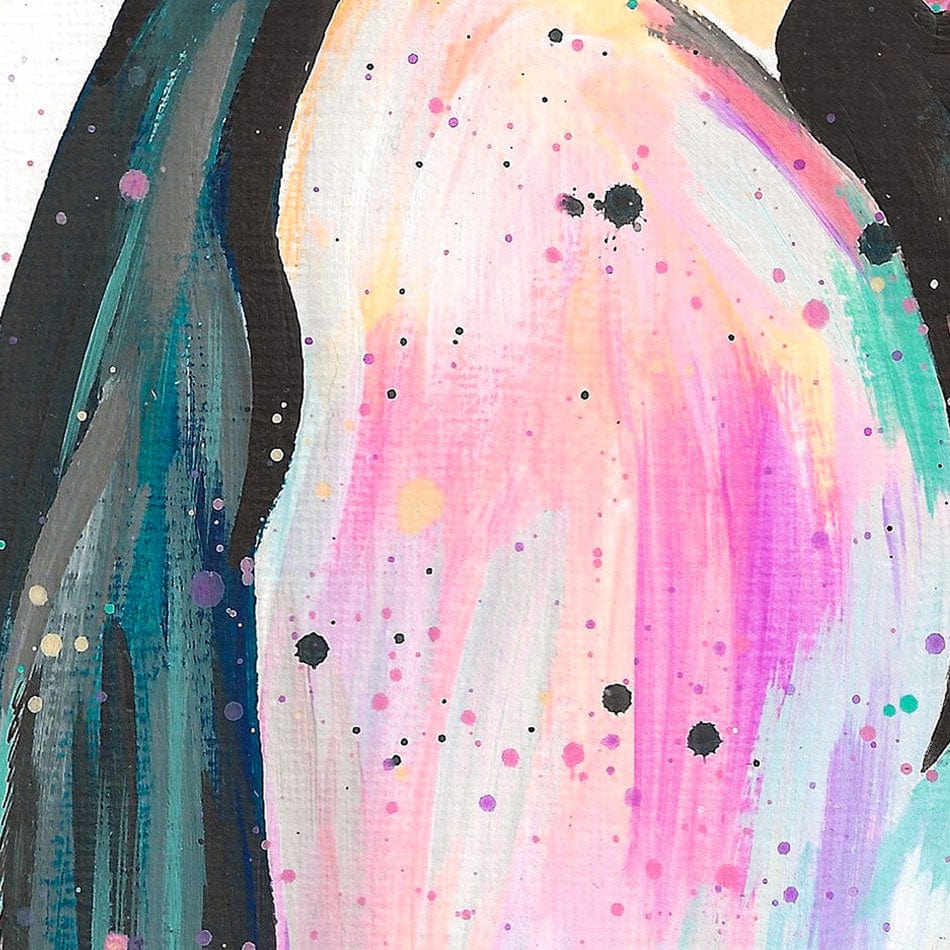 Penguins Jess And Harper Canvas Print wall art product Emma LC Art