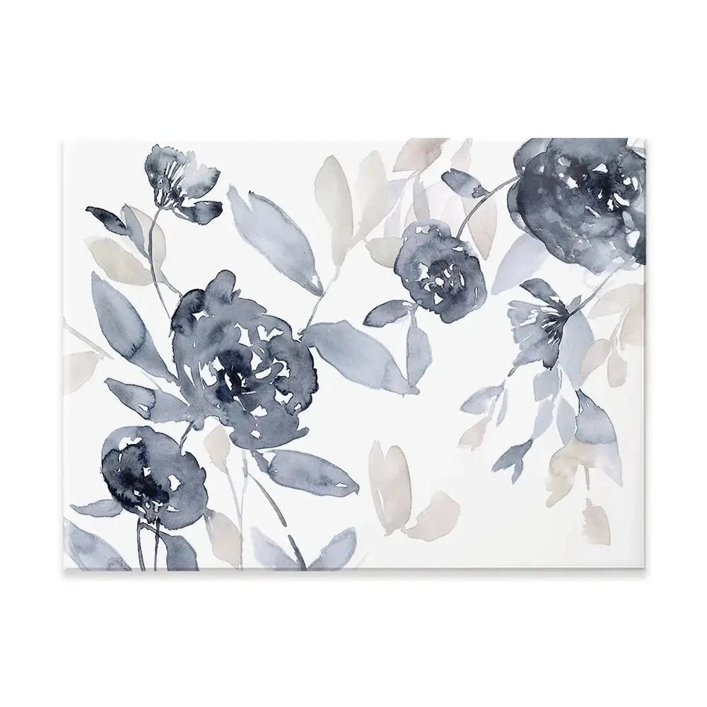 Peonies In Grey Canvas Print Peonies In Grey Canvas Print wall art product Jennifer Goldberger