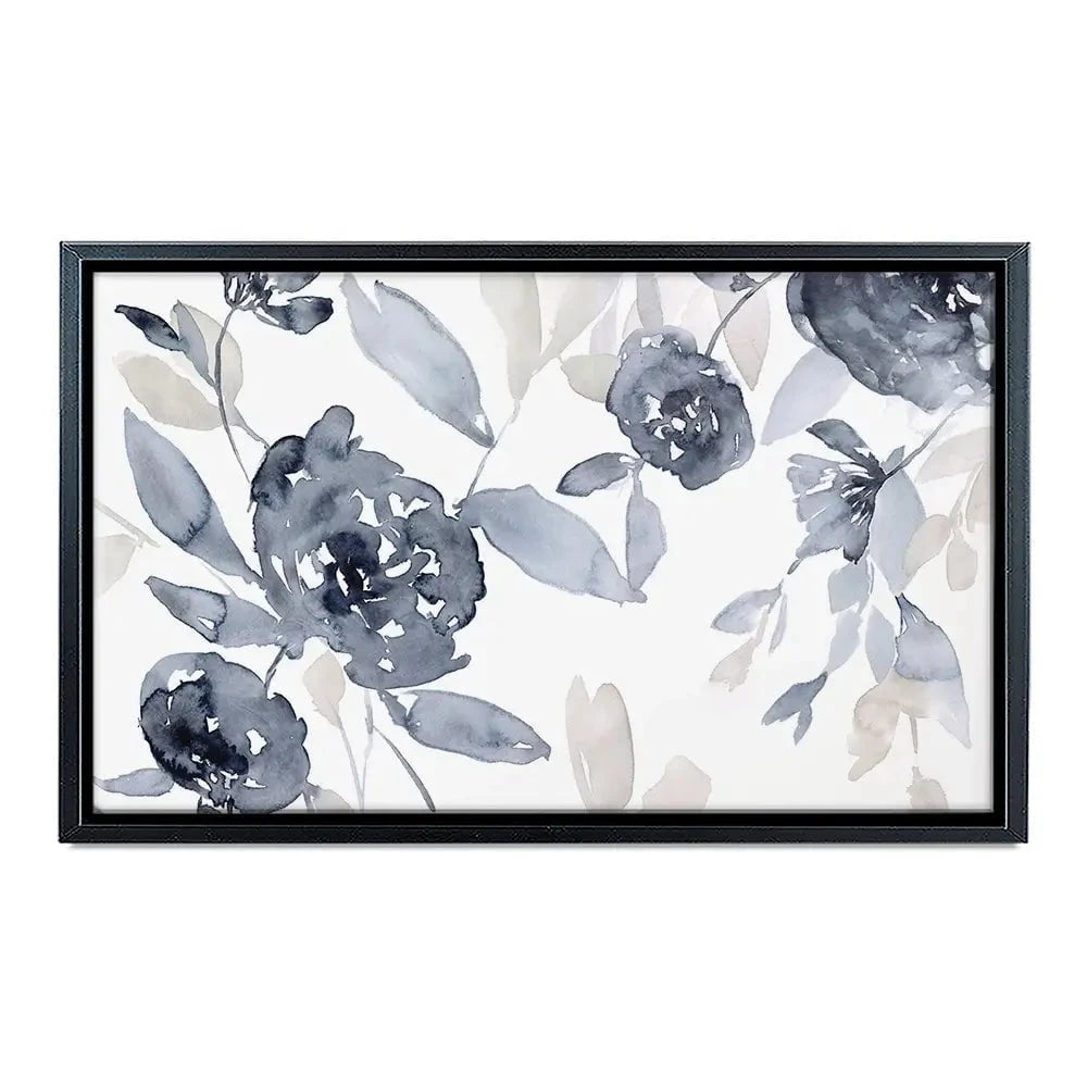 Peonies In Grey Canvas Print Peonies In Grey Canvas Print wall art product Jennifer Goldberger