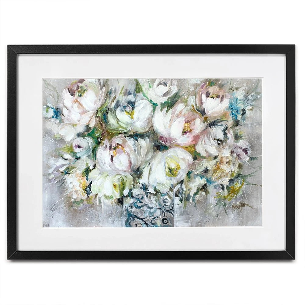 Perfect Peonies Framed Art Print Perfect Peonies Framed Art Print wall art product Nicola Jane Rowles