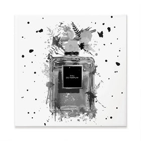 Perfume Canvas Print Perfume Canvas Print wall art product Black artist / Shutterstock