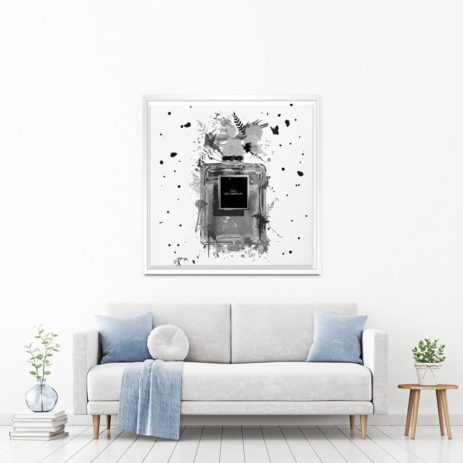 Perfume Canvas Print wall art product Black artist / Shutterstock