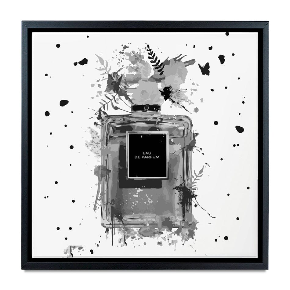 Perfume Canvas Print wall art product Black artist / Shutterstock