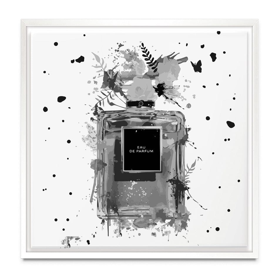 Perfume Canvas Print wall art product Black artist / Shutterstock