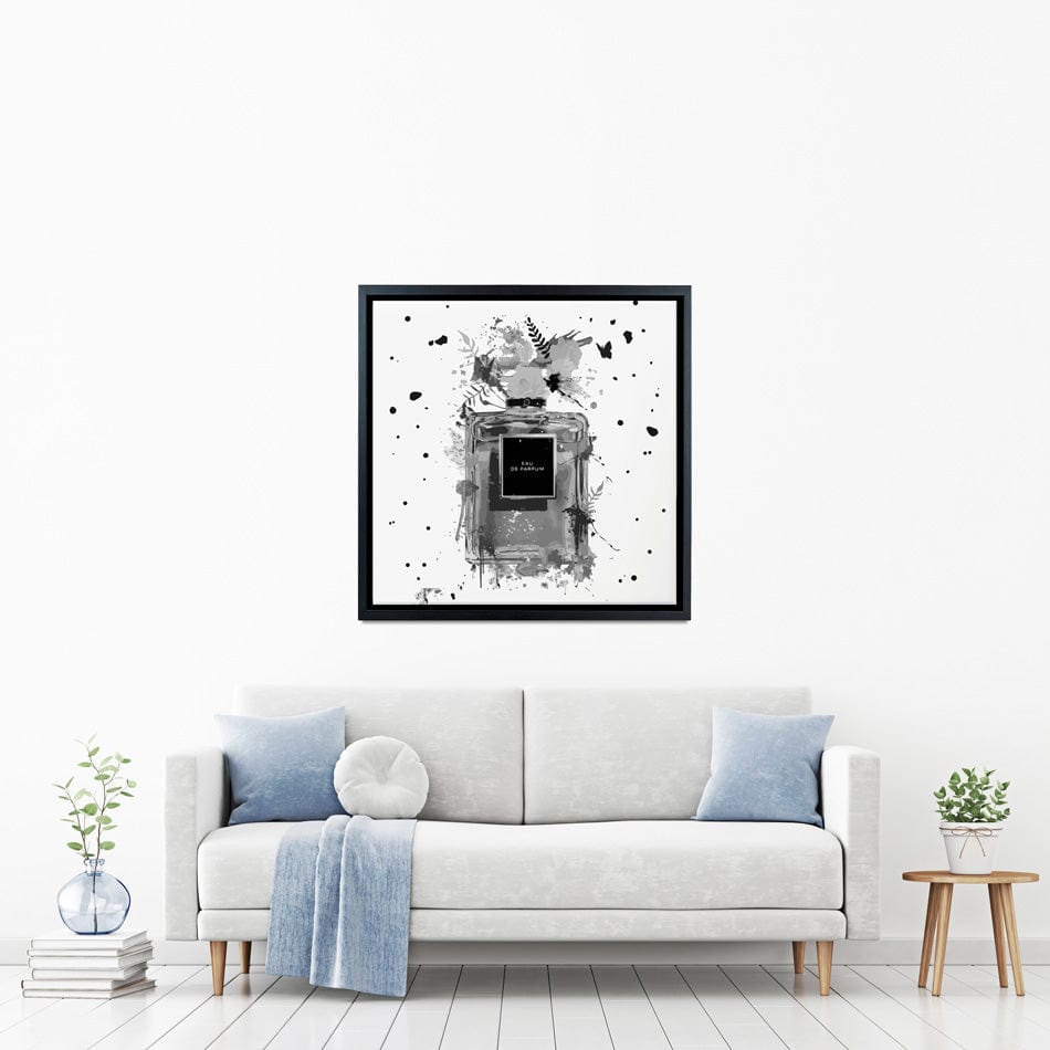 Perfume Canvas Print wall art product Black artist / Shutterstock
