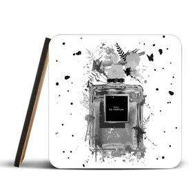 Perfume Coaster Set Rainbow Soul Tree Coaster Set | Rainbow Soul Tree Art Coasters wall art product Black artist / Shutterstock