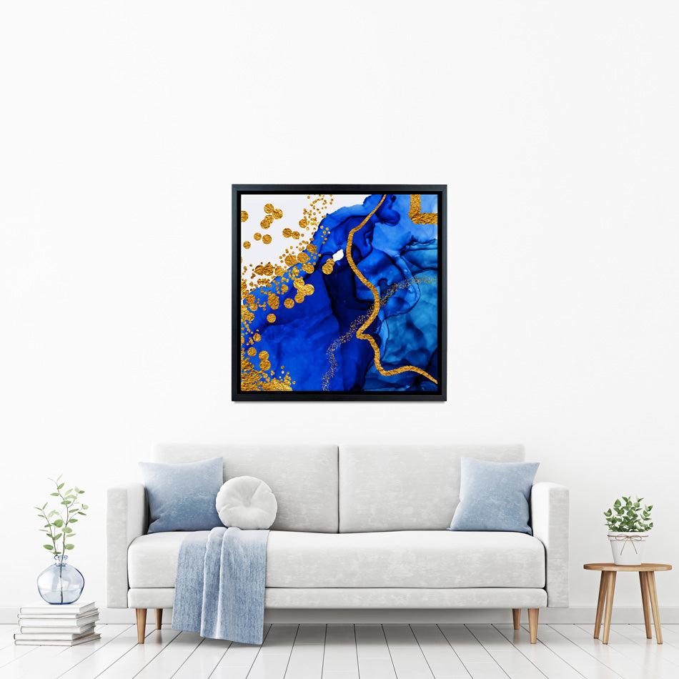 Persian Blue Square Canvas Print Persian Blue Square Canvas Print wall art product CARACOLLA / Shutterstock