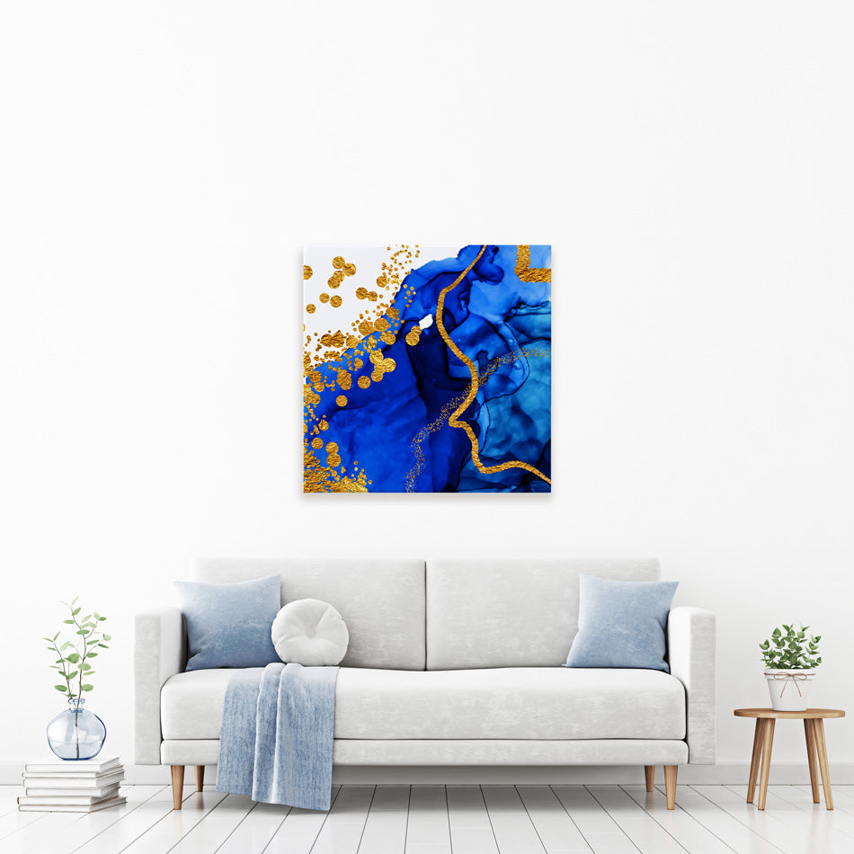 Persian Blue Square Canvas Print Persian Blue Square Canvas Print wall art product CARACOLLA / Shutterstock