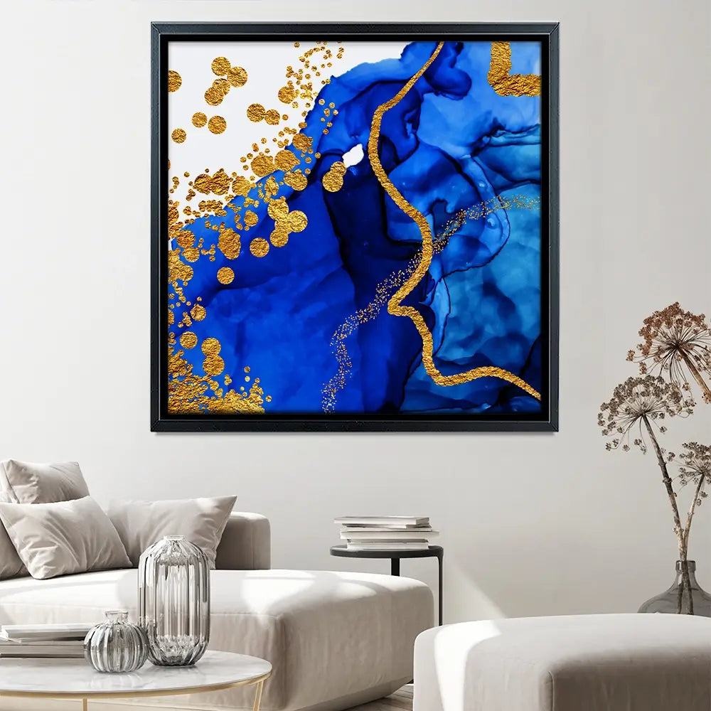 Persian Blue Square Canvas Print Persian Blue Square Canvas Print wall art product CARACOLLA / Shutterstock