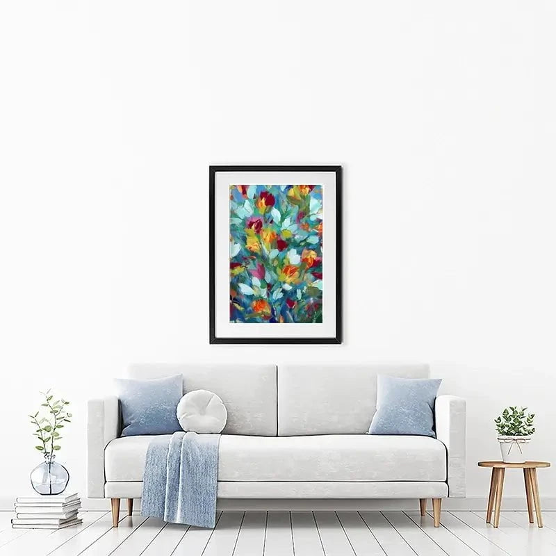 Petals Framed Art Print Petals Framed Art Print wall art product Estelle Grengs - Independent