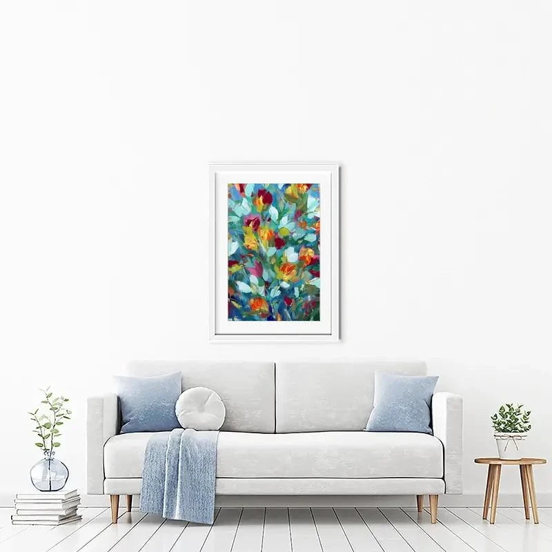 Petals Framed Art Print Petals Framed Art Print wall art product Estelle Grengs - Independent