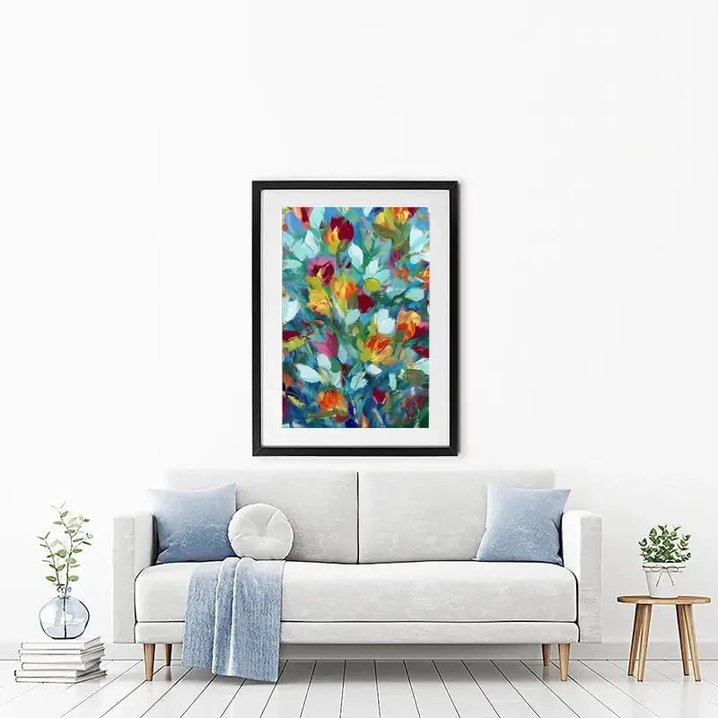 Petals Framed Art Print Petals Framed Art Print wall art product Estelle Grengs - Independent