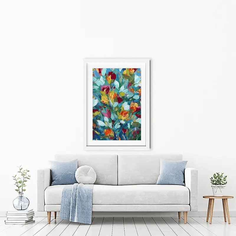 Petals Framed Art Print Petals Framed Art Print wall art product Estelle Grengs - Independent