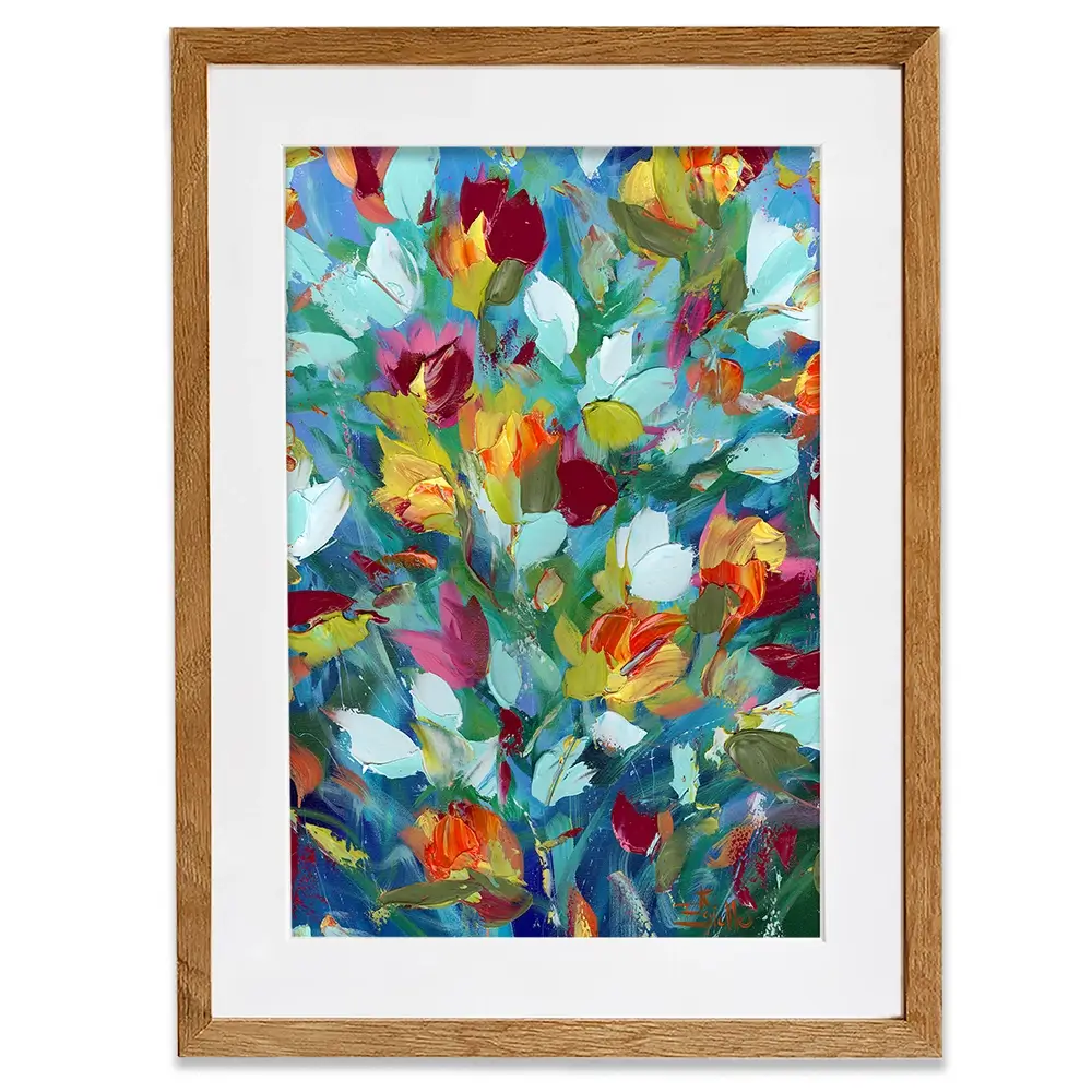 Petals Framed Art Print Petals Framed Art Print wall art product Estelle Grengs - Independent