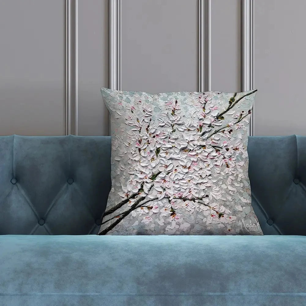 Petals In The Sky Cushion Petals In The Sky Cushion wall art product Nada Khatib