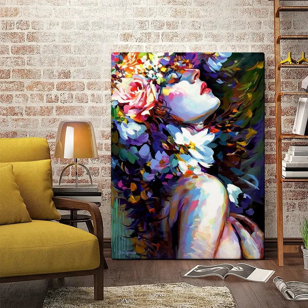Petals Of Passion Canvas Print Petals Of Passion Canvas Print wall art product Leon Devenice