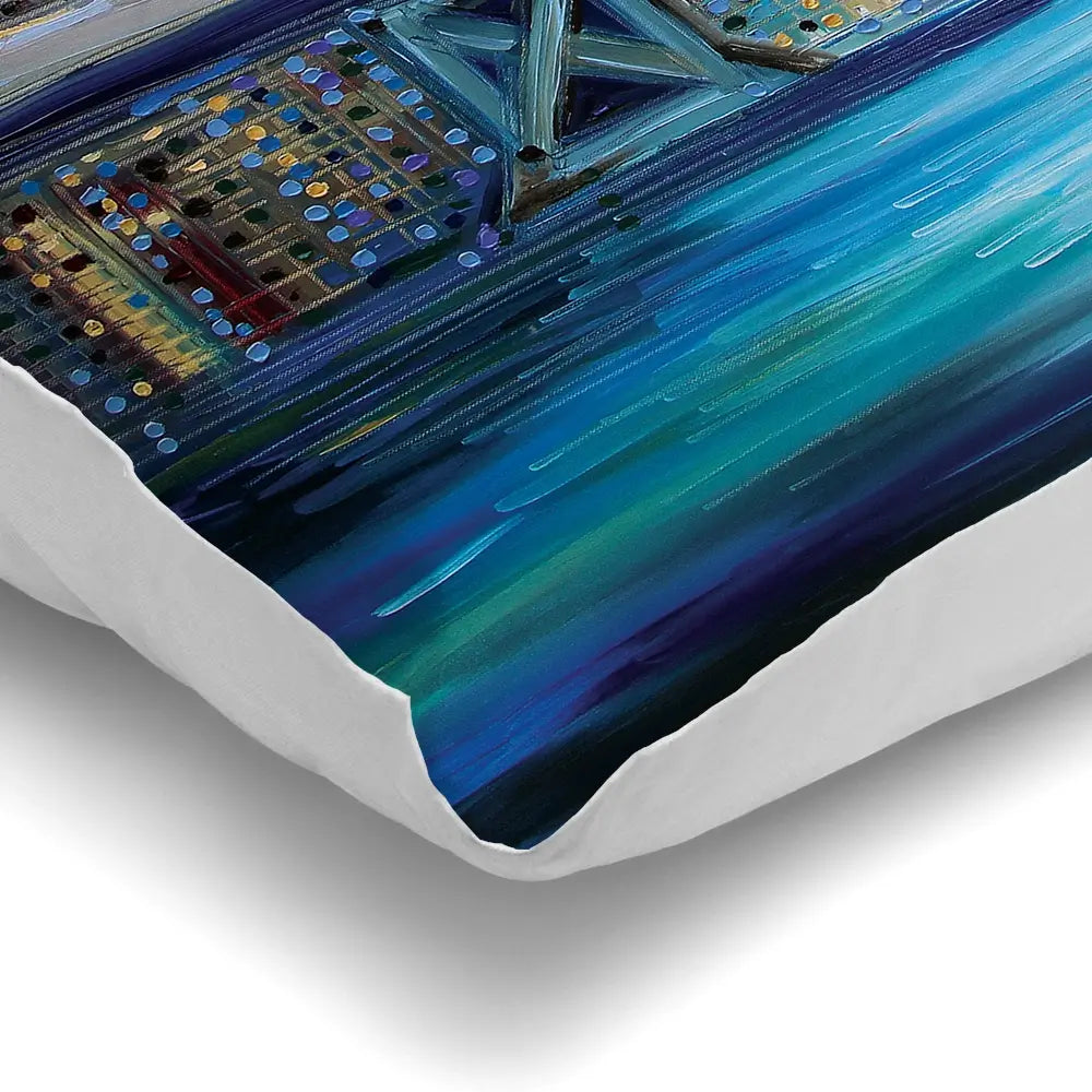 Philadelphia Bridge Cushion Philadelphia Bridge Cushion wall art product Ekaterina Ermilkina