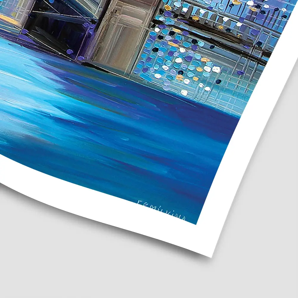 Philadelphia Bridge Square Art Print Philadelphia Bridge Square Art Print wall art product Ekaterina Ermilkina